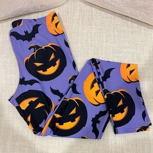 Fierce Pulse Halloween Pumpkin Leggings; Size M; Worn Once